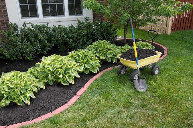 Mulch application service